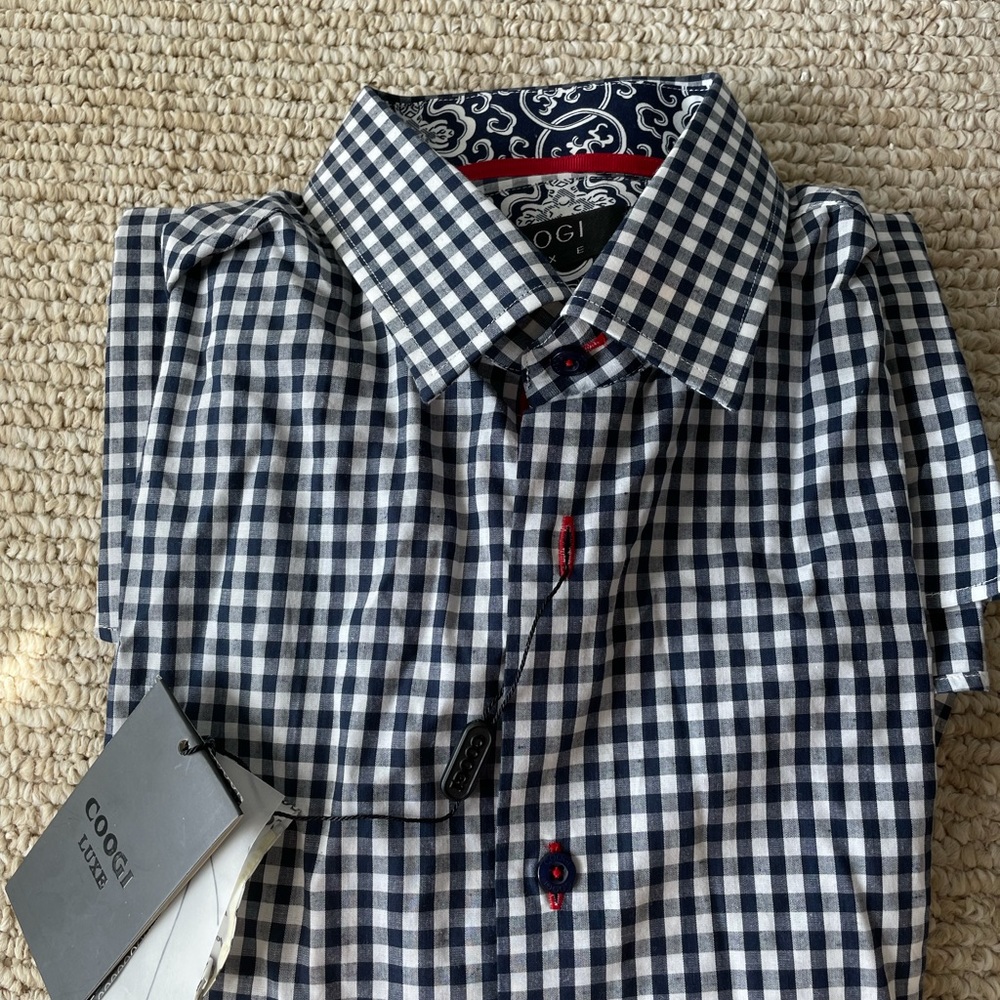 Coogie Luxe Men’s Button Down Dress Shirt
